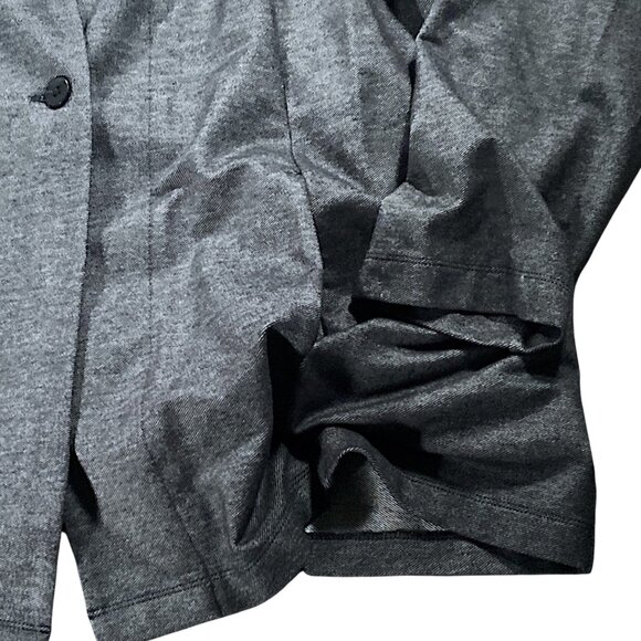 J Jill Jacket Womens XL Gray V Neck Button Pocket WEAREVER Artsy Boho Lagenlook - Picture 12 of 15